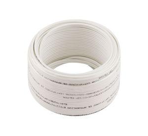 Rollo cable spt 2 x 20 awg blanco 10 mts Electromex