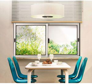 Ventana Aluminio 91x50 cm Corredera Curva Mate
