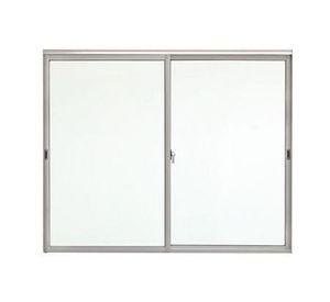 Ventana Aluminio 136x122 cm Corredera Curva Mate