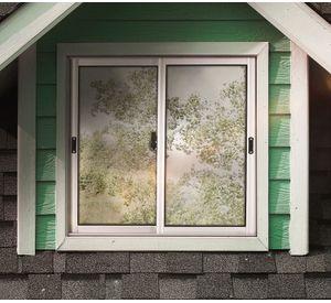 Ventana Aluminio 60x60 cm Corredera Curva Mate