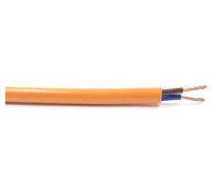 Cordón H05 2x1 mm 1 m naranjo Electromex