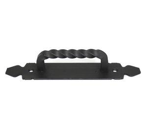 Manilla con placa 10'' negra Idaf