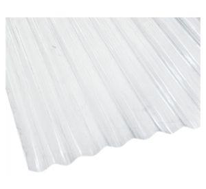 Premium 0.7x812x3000 mm policarbonato transparente ondulado