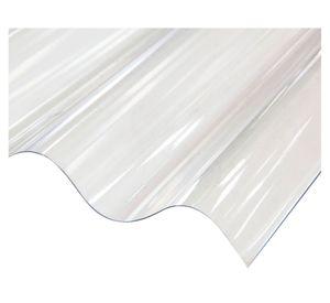 Premium 0.7x812x3000 mm policarbonato transparente ondulado