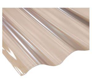 Premium 0.7x812x2000 mm policarbonato bronce ondulado