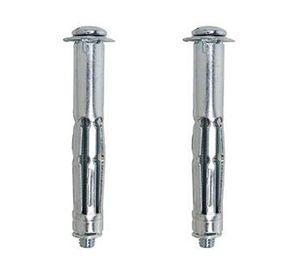 Anclaje pared 1/8’’ 2unid hueca gris. Vhe