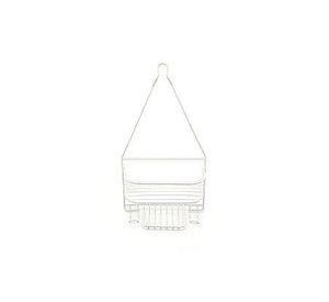 Organizador baño 46x26x11 cm blanco Cotidiana