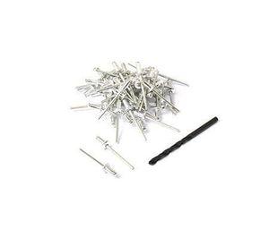Remache tipo Pop 4 x 8 mm + Broca 1000 unidades Imporper