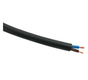 Rollo cordón 2x,075 mm 25 m H05VV-F negro Electromex