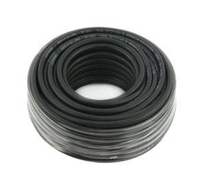 Rollo cordón h 05 vv-f 2 x 1 mm 2 negro 25 mts Electromex