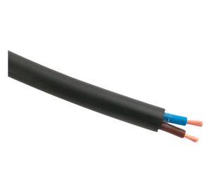 Rollo cordón 2x1,5 mm H05VV-F negro Electromex
