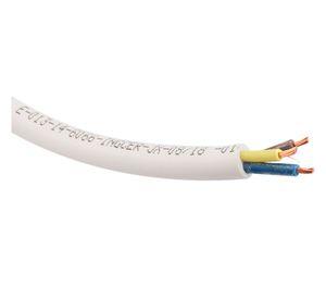 Rollo cordón H05VV-F 3x1 mm blanco 10 m