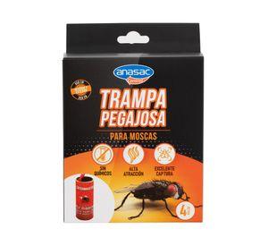 Trampa pegajosa mosca 4 unidades Eco opción