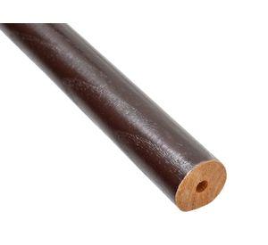 Barra cortina 19 mm 1,25 m nogal