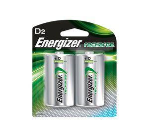 Pila Recargable D 2 unidades Energizer