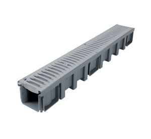 Canaleta PVC + rejilla tráfico vehicular B125
