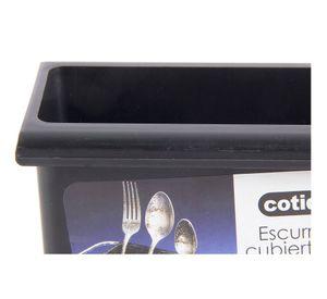 Escurridor cubiertos negro Cotidiana