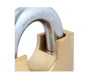 Candado alta seguridad exterior bronce con hombros 50mm S200 Odis