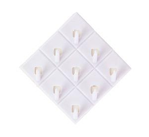 Ganchos decorativos rectos multiuso x9 unidades Cotidiana