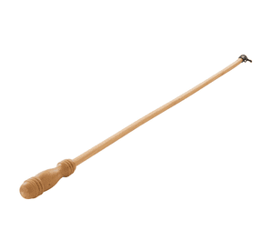 Tirador cortina 80 cm miel.