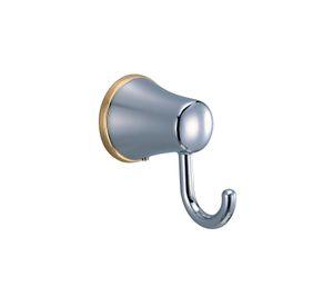 Percha simple Egeo dorado/cromo