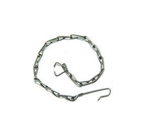 Repuesto cadena flapper tapón estanque wc 20 cm acero inoxidable Corsovalv