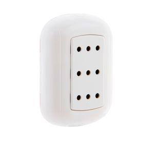 Toma corriente triple 10 a/16 a oval blanco Bticino