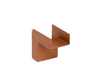 Codo interno 20 x 10 mm madera cafe Kalop