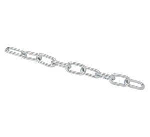 Cadena eslabón corto 20x21mm acero 1metro Imporper