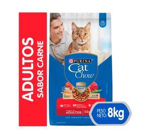 Alimento seco gato adulto carne 8 kg
