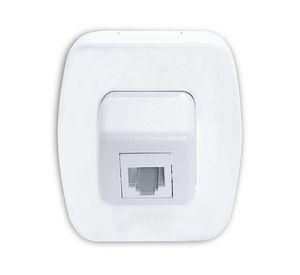 Enchufe telefono rj 11 tekna blanco Kalop
