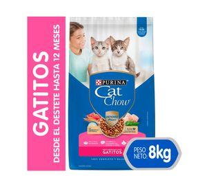 Alimento gatito 8 kg leche carne y pescado Cat Chow