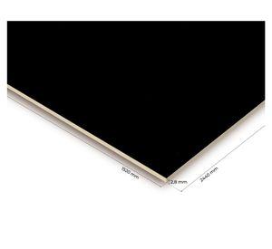 Tablero MDF durolac 2.8x1520x2440 mm negro