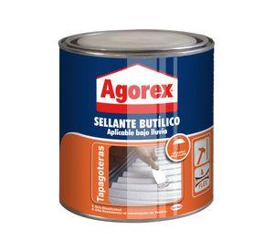 Sellador butílico 900 gr Tapagoteras gris Agorex