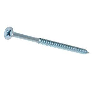 Tornillo Volcanita hilo fino zincado 8 x 3'' 300 unidades Imporper