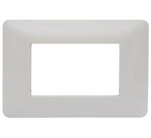 Placa 3 modulo blanco matix Bticino