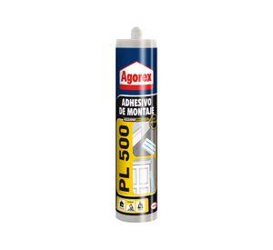 Adhesivo de montaje 370 gr PL 500 blanco Agorex