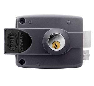 Cerradura de sobreponer eléctrica 3010 ST negro Poli