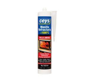Masilla refractaria 310 ml negro Ceys