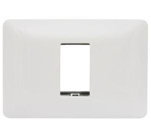 Placa 1 modulo blanco matix Bticino