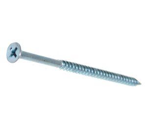 Tornillo Volcanita hilo fino zincado 8 x 3'' 100 unidades Imporper