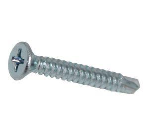 Tornillo fibrocemento punta broca 8x1 1/4'' con avellanador 100 unidades Imporper