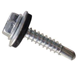 Autoperforante hexagonal con golilla #12x5/8'' 100 unidades Mamut