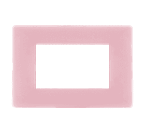 Tapa 3 modulos luminic block rosa Kalop