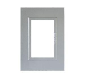 Placa 3 módulos Modular plata Kalop
