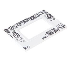 Placa 4 x 2'' zen 3 módulos retro Kalop