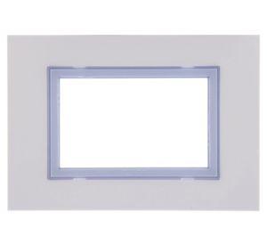 Placa 3 modulos zen colors celeste Kalop