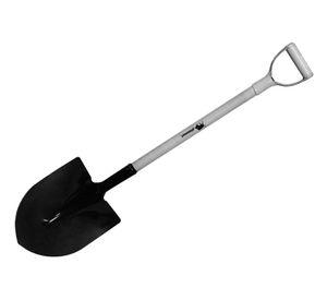 Pala punta huevo mango metal Plasmet