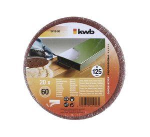Disco pulir grano 60 125 mm quick stick 5419-06 KWB
