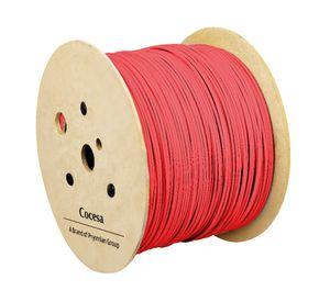 Alambre nya 2,5 mm x 1 m Genlis rojo Cocesa.